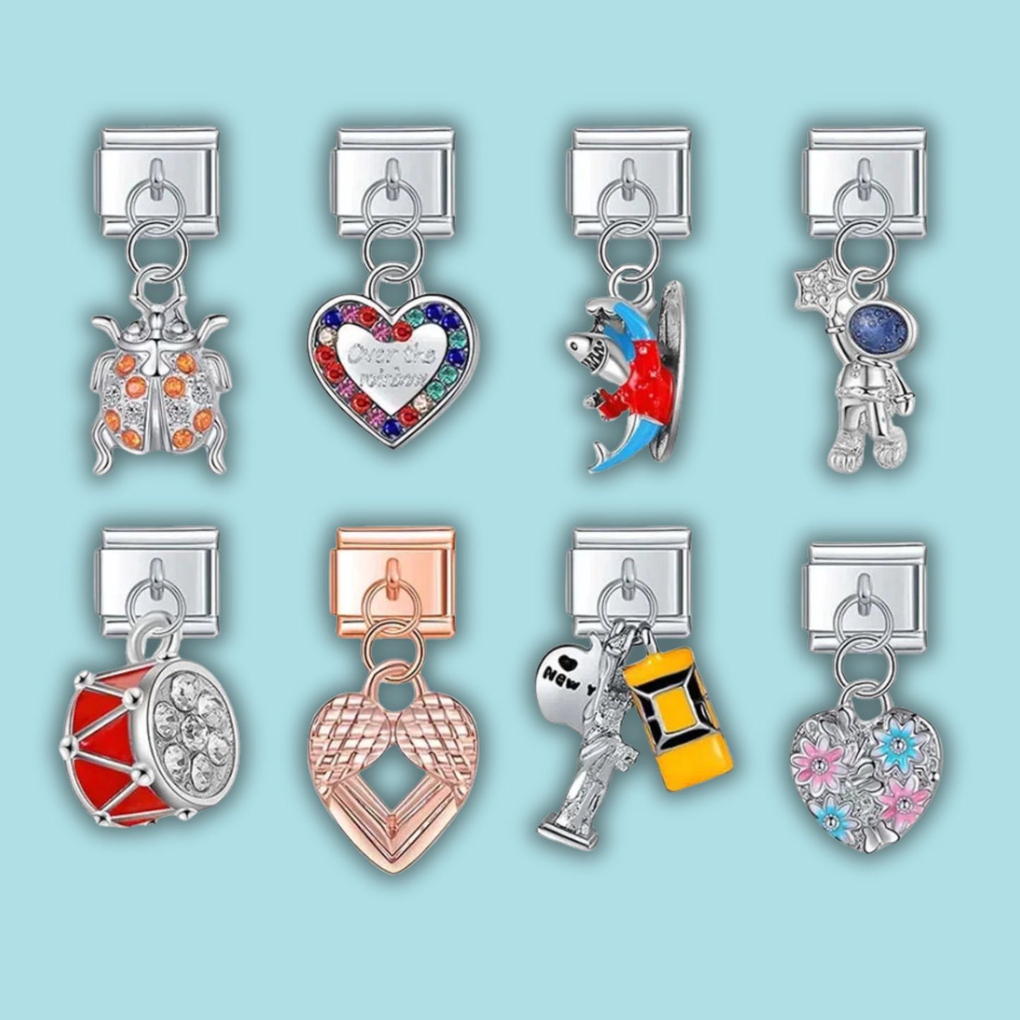 Quirky & Cool Charm Collection — 9mm Italian Bracelet