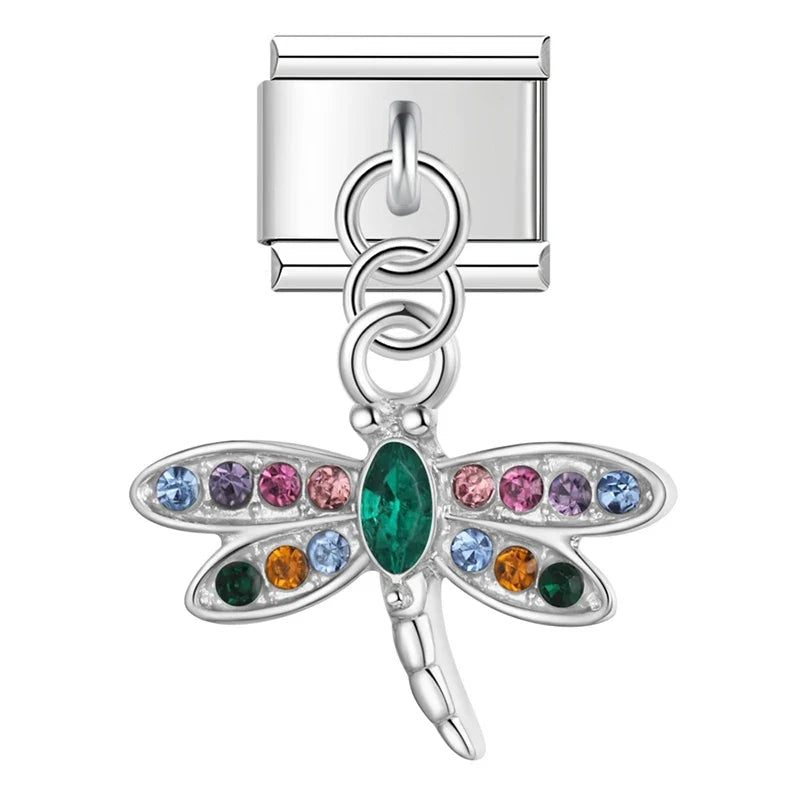 Charm Lune, Fleur et Papillon - DJ1412 NO 8