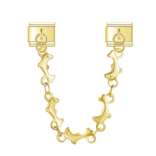 Chaîne Cœur et Papillon — Bracelet Italien 9mm - DJ1565 NO 3