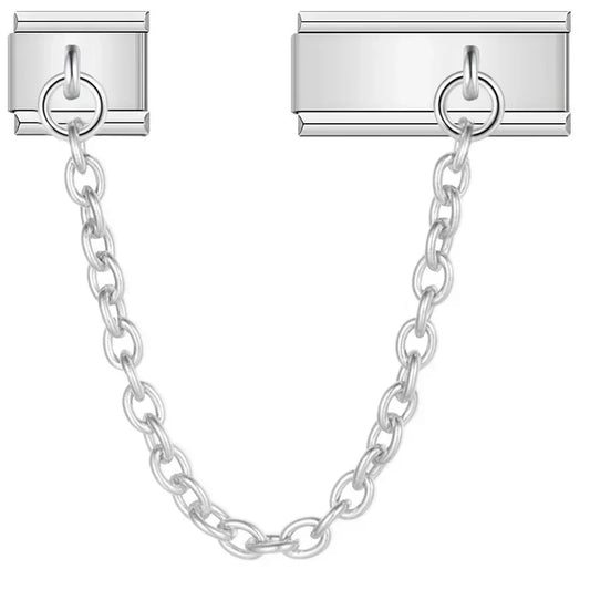 Connecteur de Chaîne d'Extension — Bracelet Italien 9mm - Silver 2