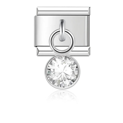 Birthstone Month Charm Collection — 9mm Italian Bracelet