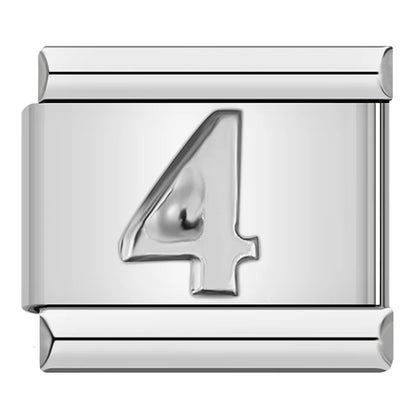 Number Charm Collection — 9mm Italian Bracelet
