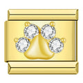 Charm Museau Doré et Quatre Cristaux — photo du produit