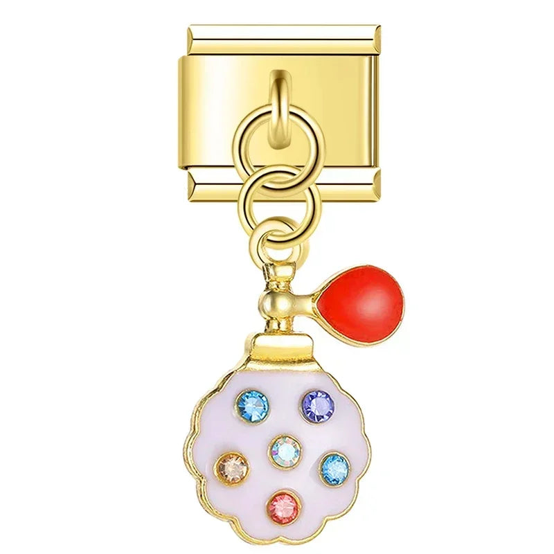 Love & Birthday Charm Collection — 9mm Italian Bracelet