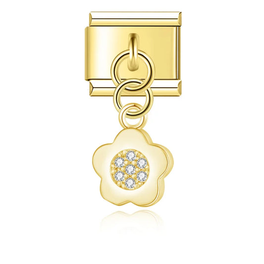 Charm Chien et Fleur - DJ1381 NO 5