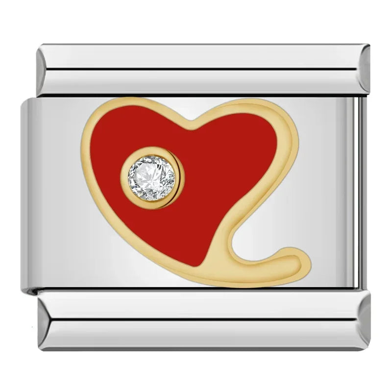 Love & Romance Charm Collection — 9mm Italian Bracelet