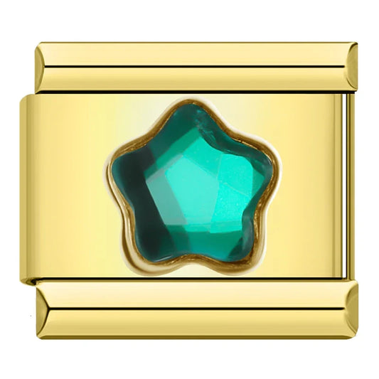 Charm Étoile CZ Dorée - DJ1801 Gold 1