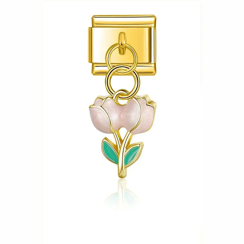 Charm Fleur, Couronne et Lune - NO 13