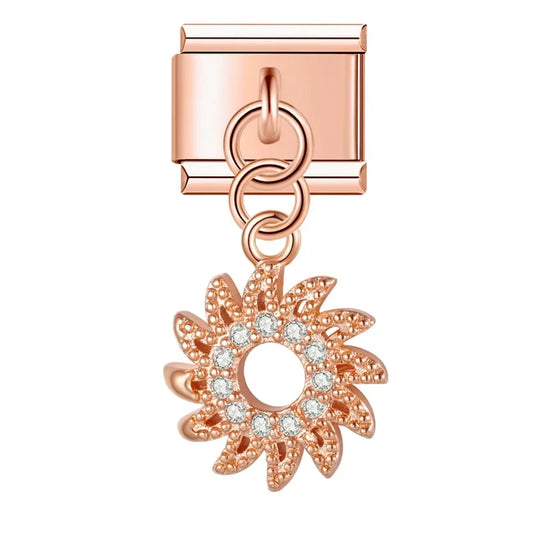 Charm Rose et Nœud - NO 6