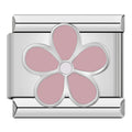Charm Fleur Rose Pâle à Cinq Pétales — photo du produit