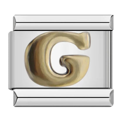 Classic Letter Charm Collection — 9mm Italian Bracelet