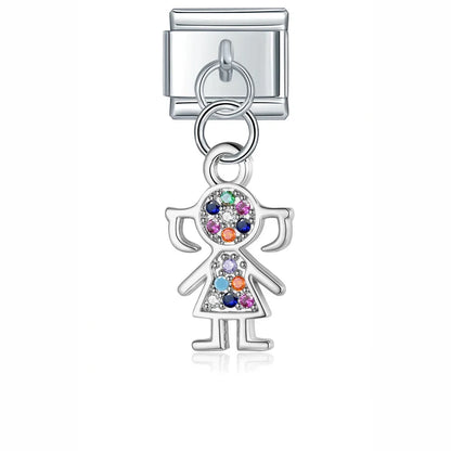 Colorful Fun Charm Collection — 9mm Italian Bracelet