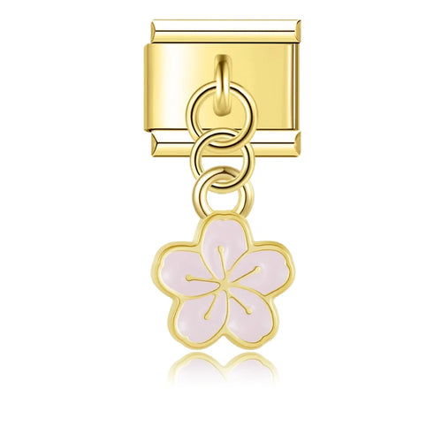 Charm Fleur et Cœur Dorés - DJ1471 NO 3