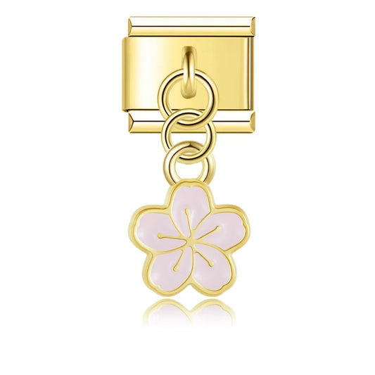 Charm Fleur et Cœur Dorés - DJ1471 NO 3