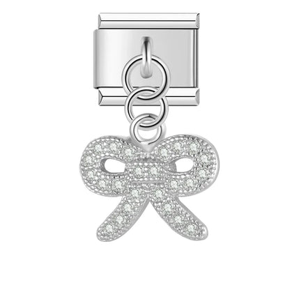 Whimsical CZ Charm Collection — 9mm Italian Bracelet