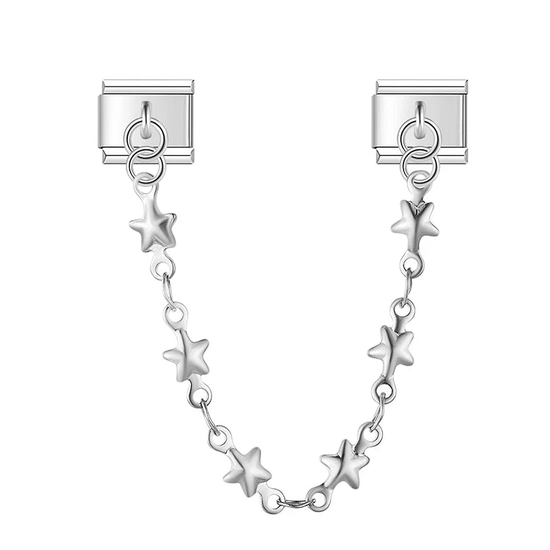 Chaîne Cœur et Papillon — Bracelet Italien 9mm - DJ1565 NO 11