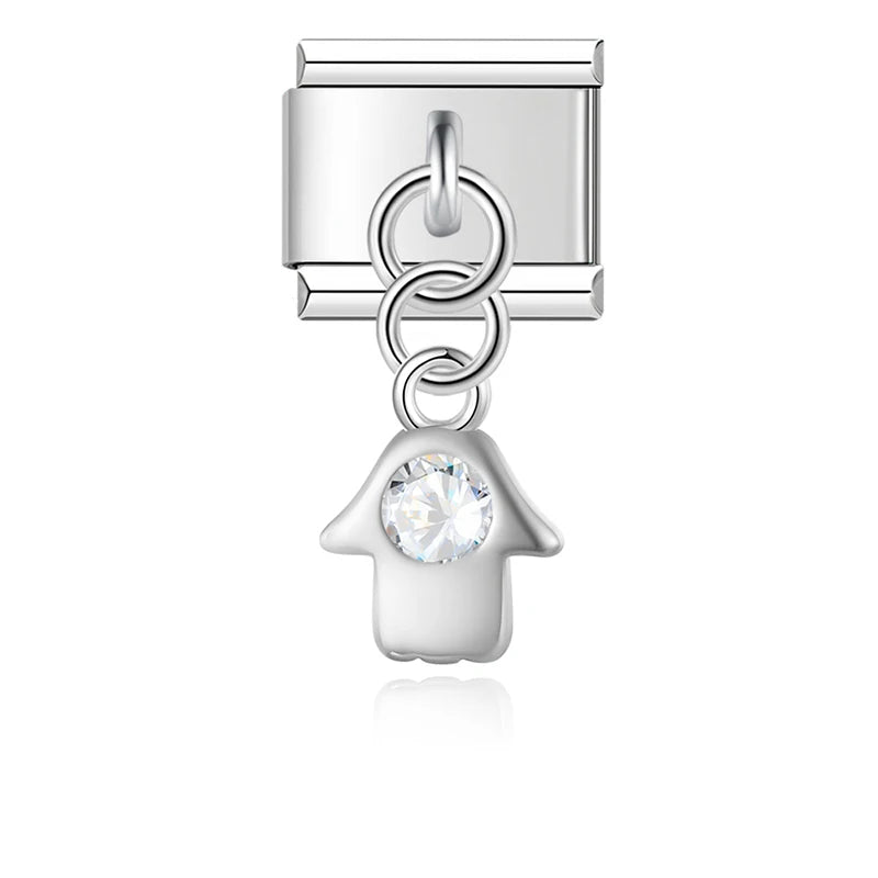 Moon Lock Planet Charm Collection — 9mm Italian Bracelet
