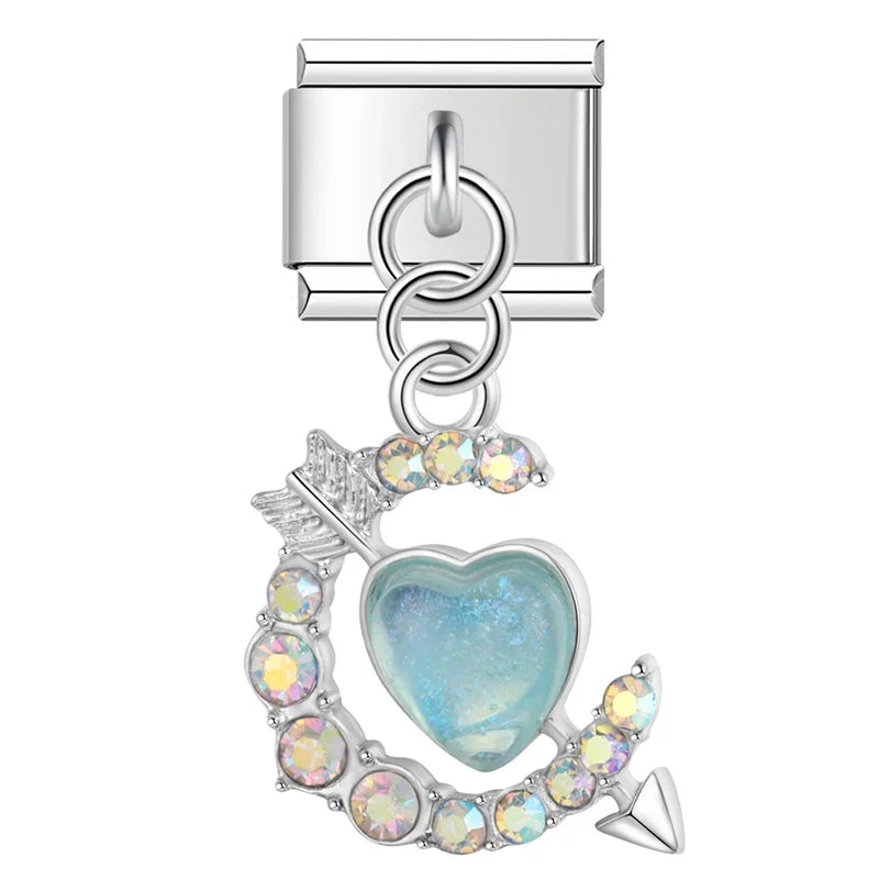 Charm Lune, Fleur et Papillon - DJ1412 NO 10