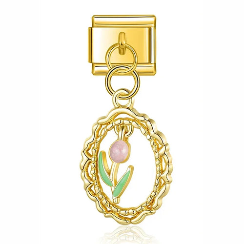 Charm Fleur, Couronne et Lune - NO 15