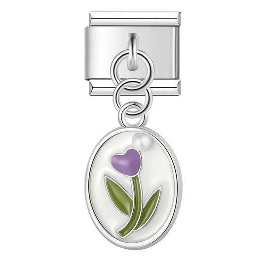 Charm Tulipe Ellipse - DJ1456 NO 6