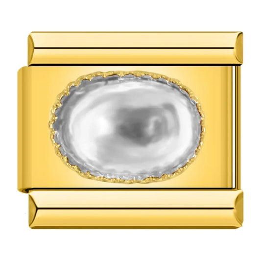 Charm Ellipse CZ - DJ025 A