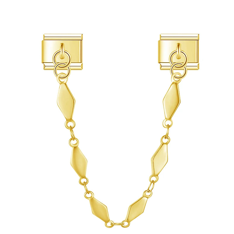Heart Butterfly Chain — 9mm Italian Bracelet