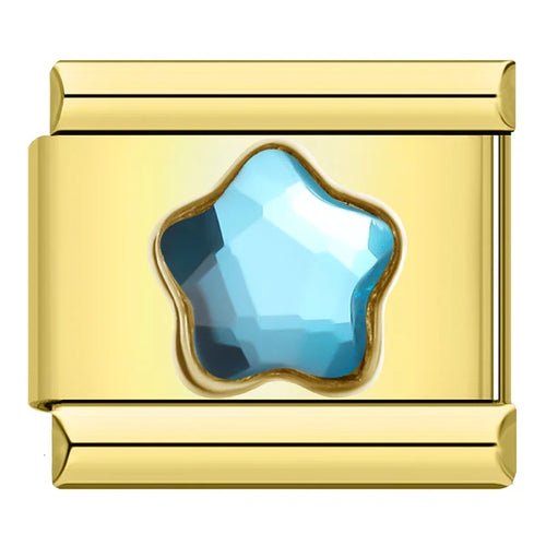 Charm Étoile CZ Dorée - DJ1801 Gold 4