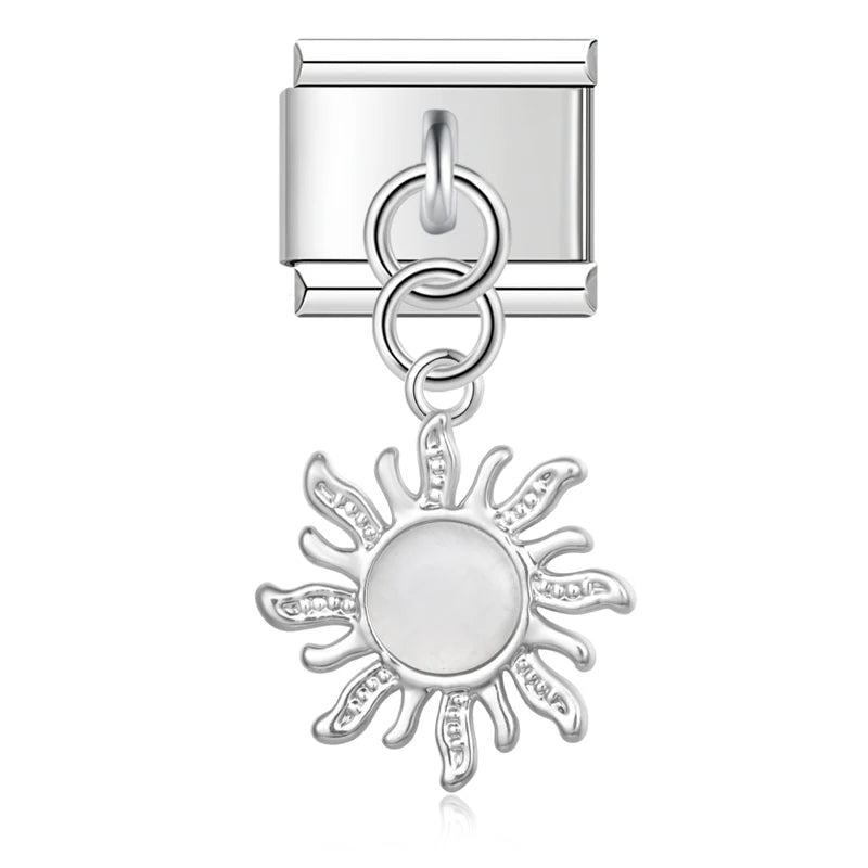 Sun Charm Collection — 9mm Italian Bracelet