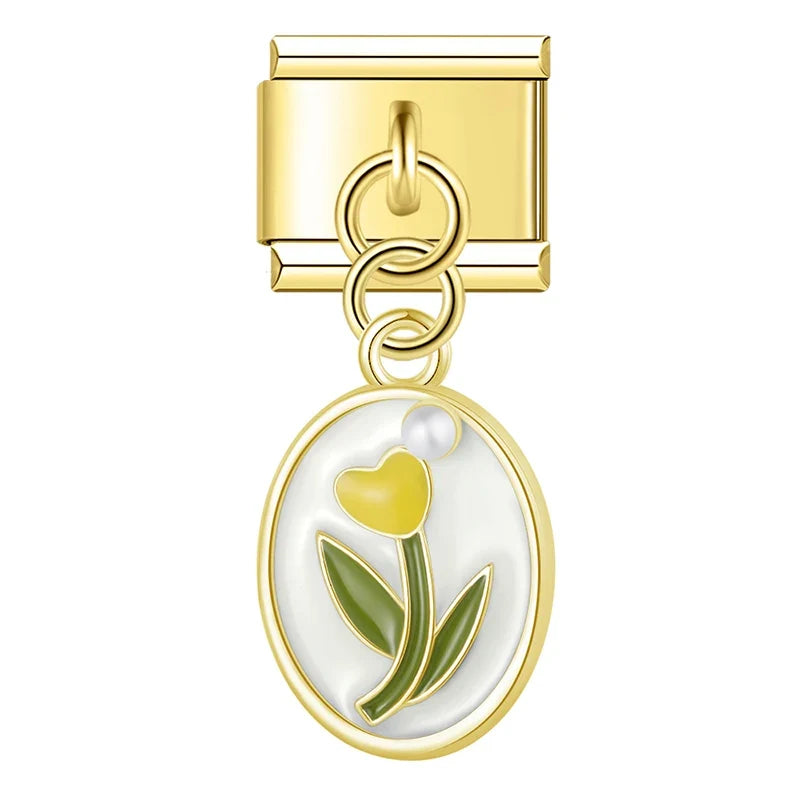 Charm Tulipe Ellipse - DJ1456 NO 5
