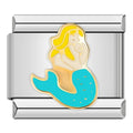 Charm Sirène Turquoise Argentée — photo du produit