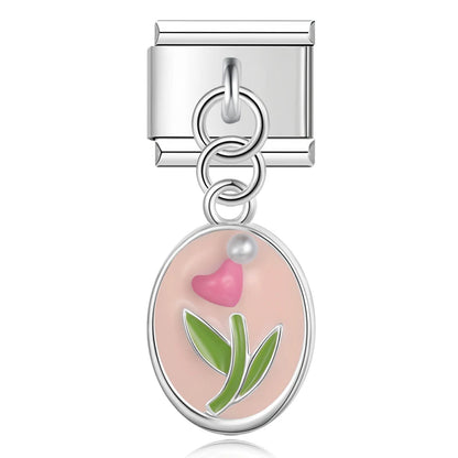Floral & Nature Charm Collection — 9mm Italian Bracelet