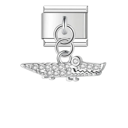 Bird & Reptile Charm Collection — 9mm Italian Bracelet