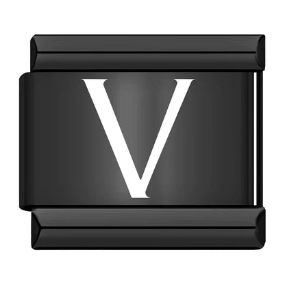Black Letter Charm Collection Vol. 4 — 9mm Italian Bracelet