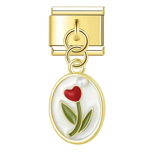 Charm Tulipe Ellipse - DJ1456 NO 4