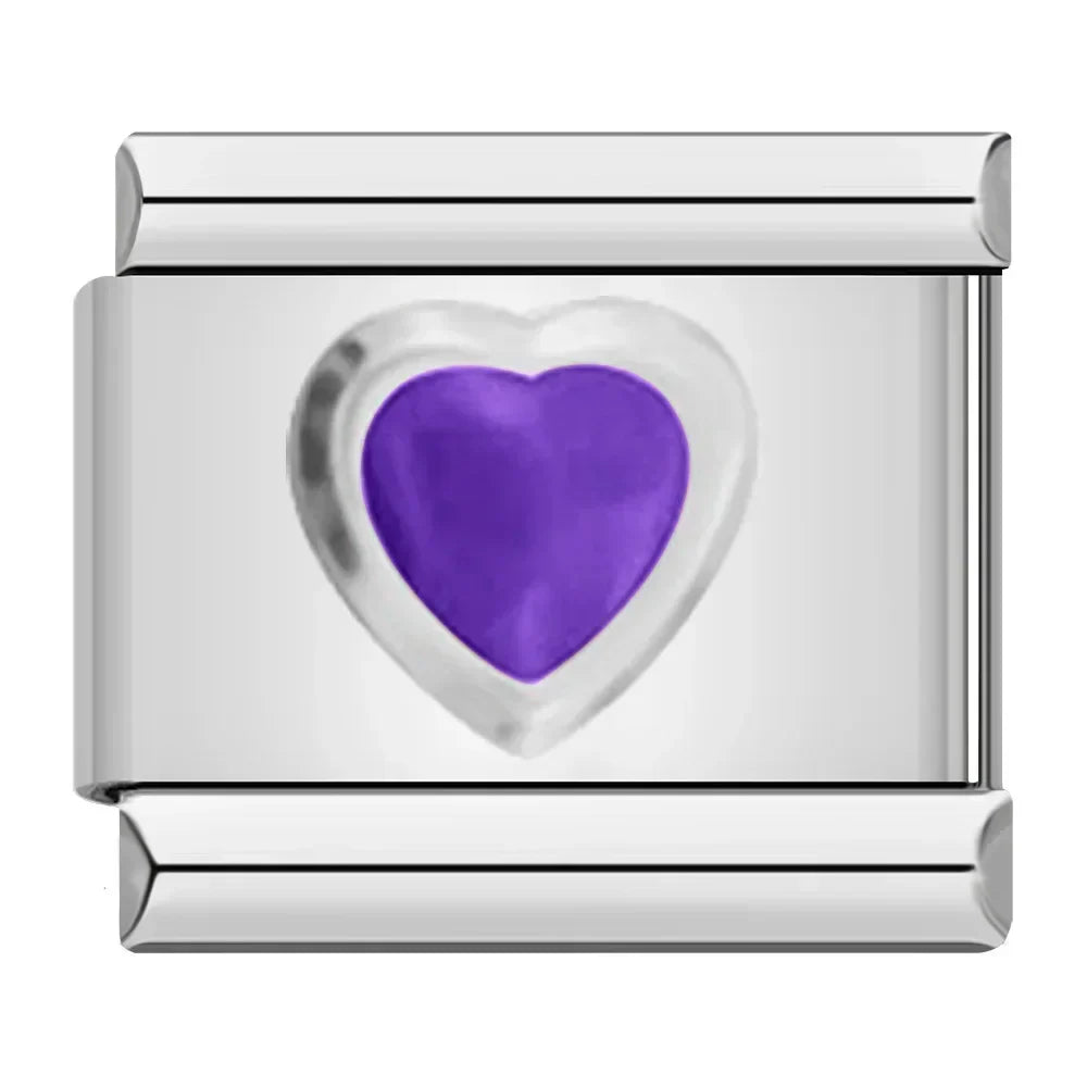 Charm Maillon Cœur Amour - H1