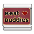 Charm Message Best Buddies Bordeaux — photo du produit