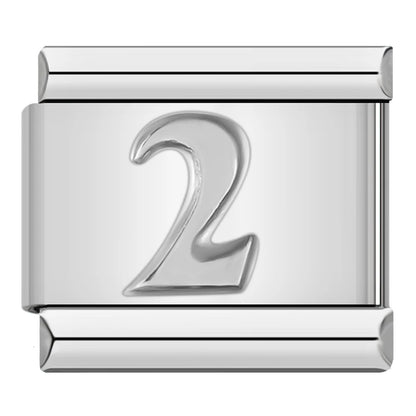 Number Charm Collection — 9mm Italian Bracelet
