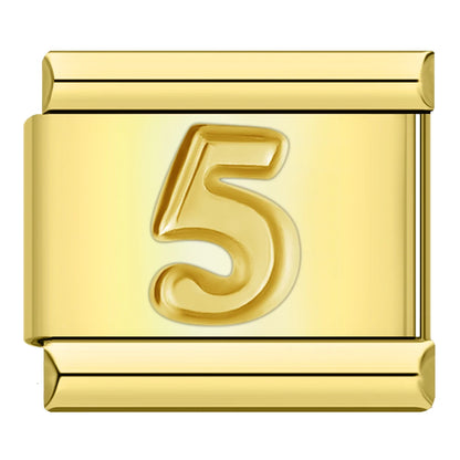 Number Charm Collection Vol. 2 — 9mm Italian Bracelet