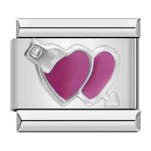Charm Maillon Cœur Amour - D5