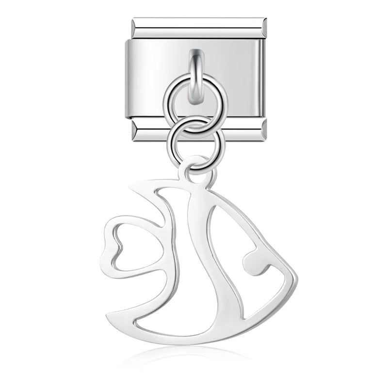 Ocean Life Charm Collection — 9mm Italian Bracelet
