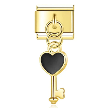 Love & Birthday Charm Collection — 9mm Italian Bracelet