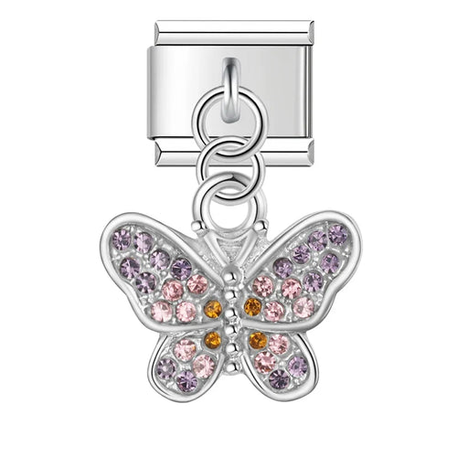 Charm Lune, Fleur et Papillon - DJ1412 NO  7