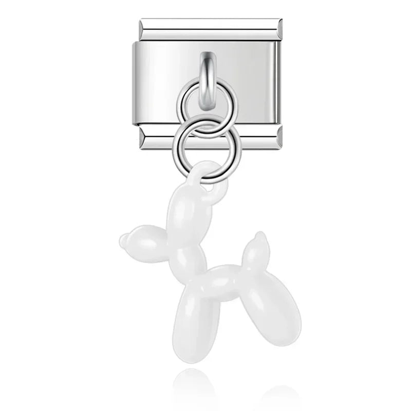 Charm Chien Ballon - DJ594 I White