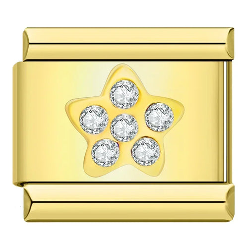 Charm Couronne CZ Arc-en-Ciel - DJ013 E