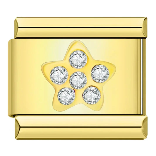 Charm Couronne CZ Arc-en-Ciel - DJ013 E