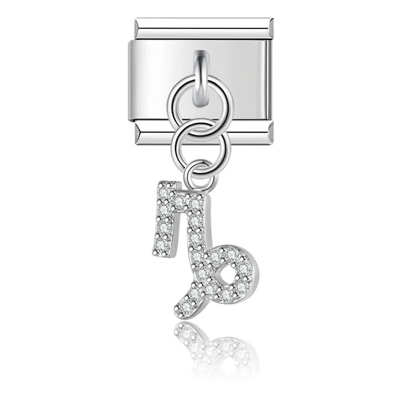 Charm Zodiaque CZ Pendant - DJ1871 Silver 3