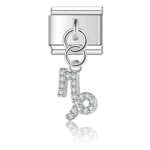 Charm Zodiaque CZ Pendant - DJ1871 Silver 3