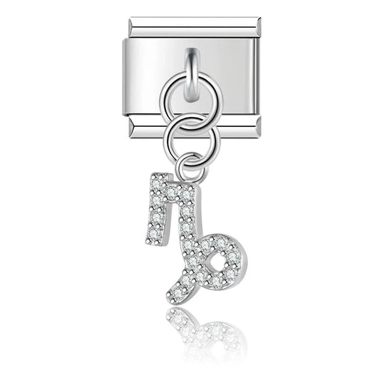 Charm Zodiaque CZ Pendant - DJ1871 Silver 3