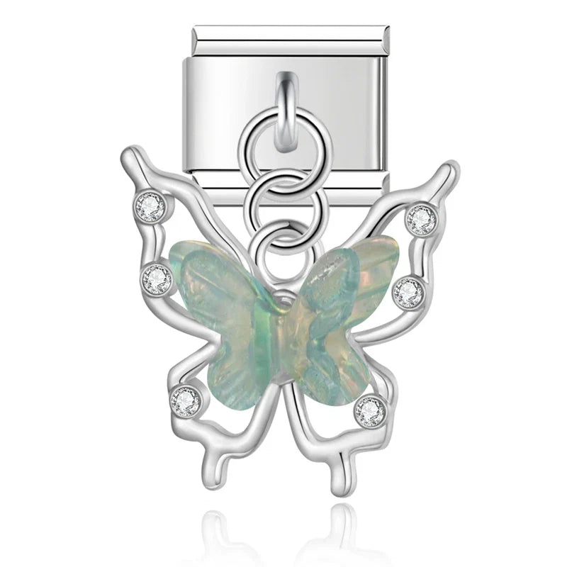 Charm Papillon et Fleur - DJ1251 NO 9