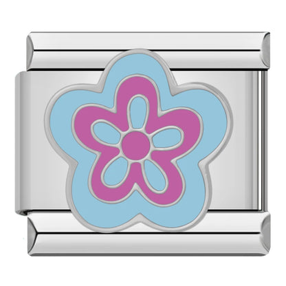 Romantic Flower Gift Charm Collection — 9mm Italian Bracelet